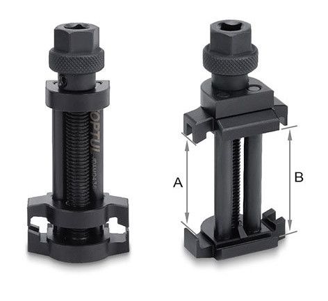 Знімач хомутів гвинтовий тристоронній L80mm Toptul JDAM0436 JDAM0436 фото