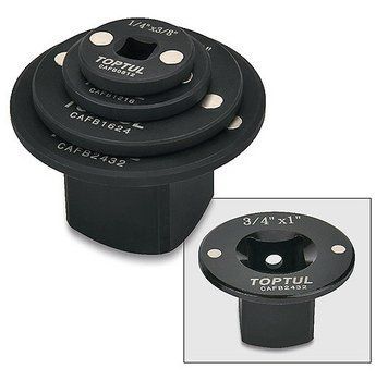 Набор переходников магнитных 1/4"-1" 4ед. TOPTUL GAAR0404 GAAR0404 фото