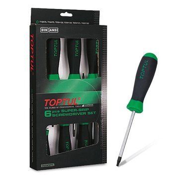 Haбop отверток TORX c oтвepcтиeм 6ед. T10-T40 GAAE0610 TOPTUL GAAE0610 фото