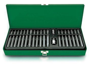 Набір біт 10мм HEX,TORX,SPLINE 40ед. Toptul GAAD4002 GAAD4002 фото