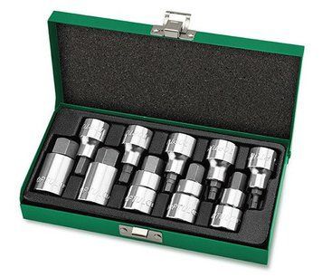 Набір біт вдушених в головку 1/2" Н4-Н19 Toptul GAAD1007 GAAD1007 фото