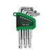 Haбop шестигранников TORX T10-T50 9eд. GSN-09SS TOPTUL