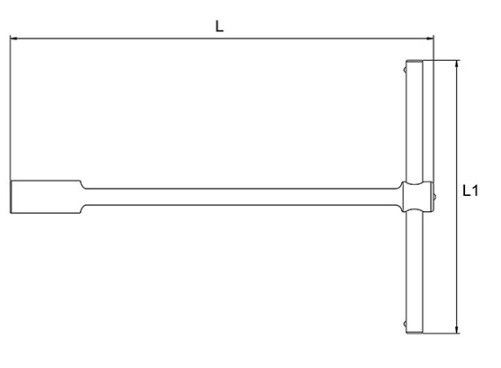 Ключ торцевой Т-образный 10мм Toptul CTDA1031 CTDA1031 фото