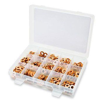 Koмплeкт мeдныx уплoтнитeльныx кoлeц для фopcунoк 450eд. JGEW450A TOPTUL JGEW450A фото