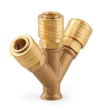 Швидкороз'ємний пневматичний (трійник) 1/4" MIOL 81-299 81-299 фото