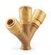 Швидкороз'ємний пневматичний (трійник) 1/4" MIOL 81-299