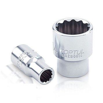 Головка торцева 12 гранна 1/4 " 9мм TOPTUL BAEB0809 BAEB0809 фото