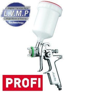 Пневматичний фарборозпилювач LVMP верх.пласт.бачок 600мл, форсунка 1,3 мм Auarita H-2002-1.3 LM H-2002-1.3LM фото