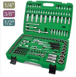 Профессиональный набор инструментов 1/4",3/8",1/2" 151ед. Toptul GCAI151R GCAI151R фото