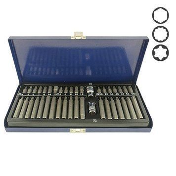 Набор бит 10мм HEX,TORX,SPLINE 40ед. СТАНДАРТ SDBS0040 SDBS0040 фото