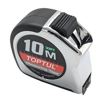 Вимірювальна рулетка 10м*19мм IAAE2510 TOPTUL IAAE2510 фото