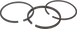 Комплект поршневых колец (3шт) 80мм 0029-7 (36B-80) фото 1